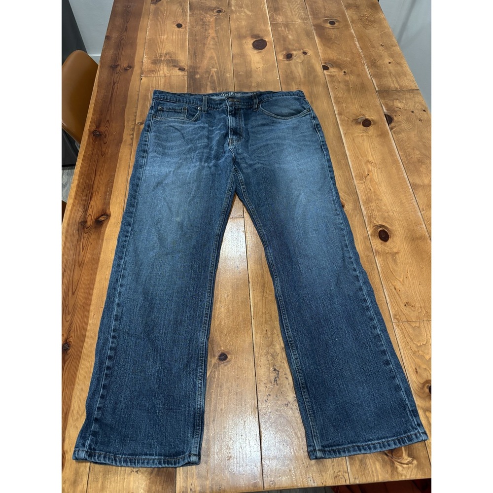 Signature by Levi Strauss & Co. Men's‎ 38x30 Relaxed Fit Straight Leg Jeans Dark